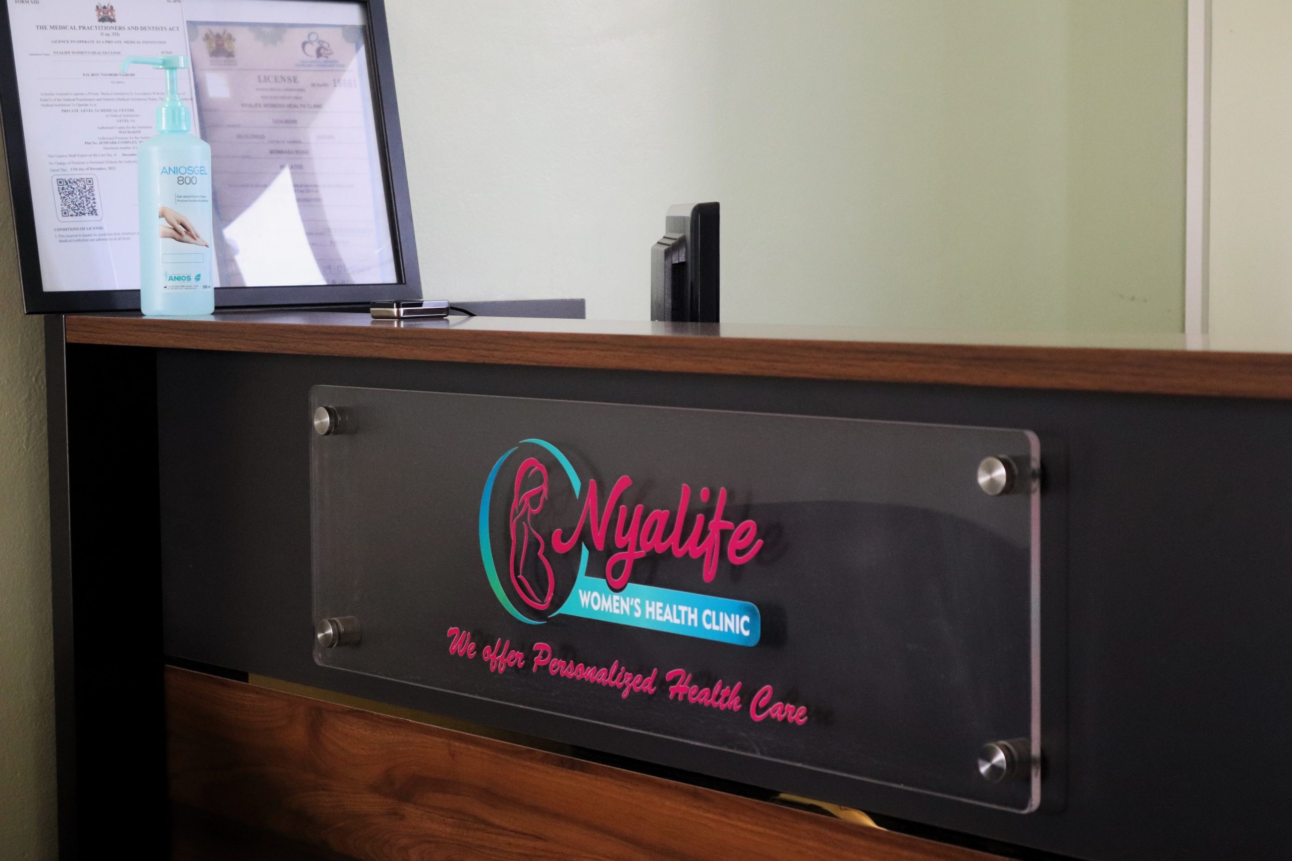 Nyalife Women's Health Clinic Reception